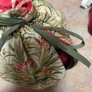 Floral dragon fly Tea Cozy . Hand made reversible
